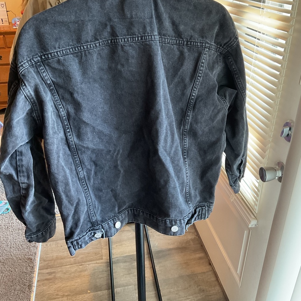 Black, jean jacket from H&M